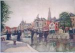 Bolding.Cees Bolding.(1897-1979).Spaarne te Haarlem.